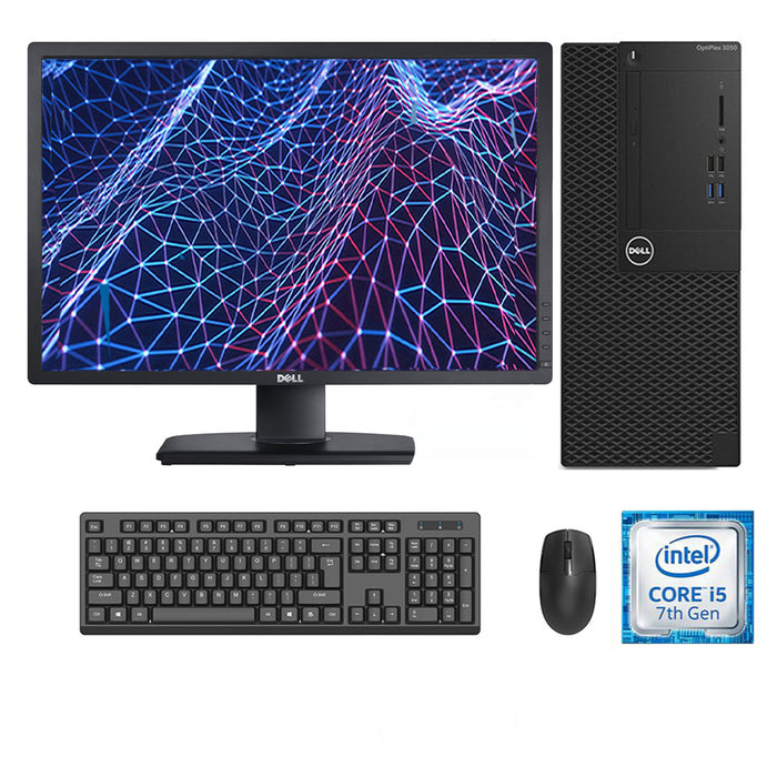 REFURBISHED - DELL OPTIPLEX 3050 MINI TOWER - I5 7500 - 16GB DDR4 - 256GB M.2 SSD - 23INCH - DELL - U2312HMT - COMPUTER SET