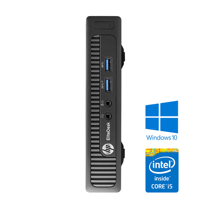 REFURBISHED - HP ELITEDESK 800 G1 MINI PC - I5 4590T - 8GB DDR3 - 256GB SSD - COMPUTER