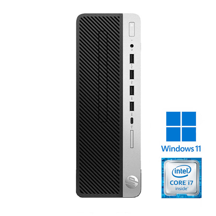 REFURBISHED - HP ELITEDESK 800 G3 SFF - I7 6700 - 8GB DDR4 - 256GB NVME SSD - COMPUTER