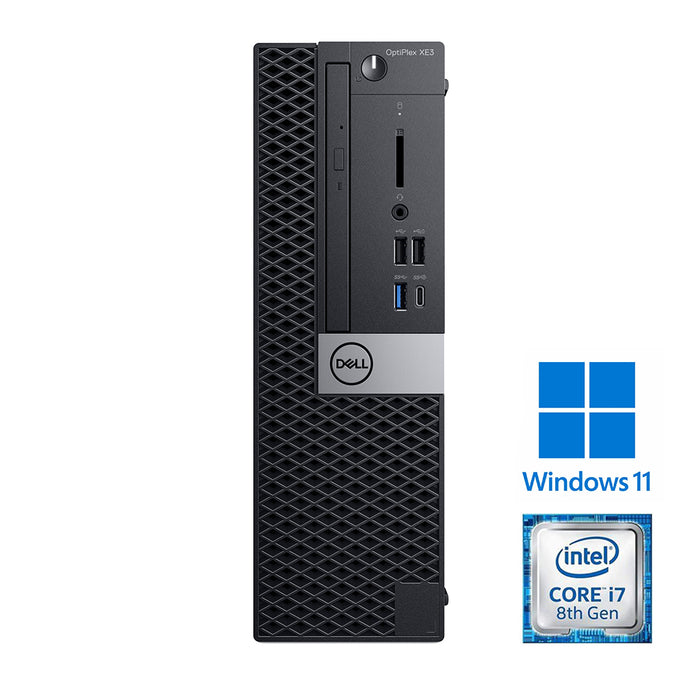 REFURBISHED - DELL OPTIPLEX XE3 SFF - I7 8700 - 16GB DDR4 - 256GB SSD - COMPUTER