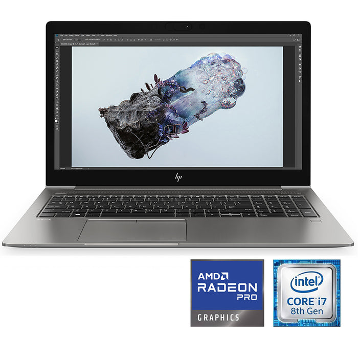 REFURBISHED - HP ZBOOK 15U G5 - I7 8550U - 16GB DDR4 - 256GB SSD - AMD RADEON PRO WX3100 - 15.6 INCH - AUTOCAD WORKSTATION