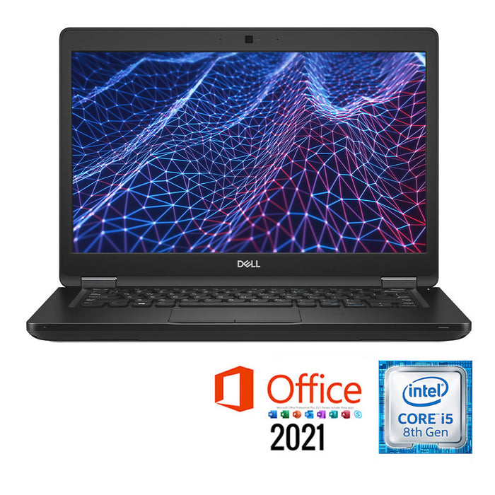REFURBISHED - DELL LATITUDE 5490 - I5 8250U - 8GB DDR4 - 256GB SSD - 14 INCH - MS OFFICE 2021 - LAPTOP