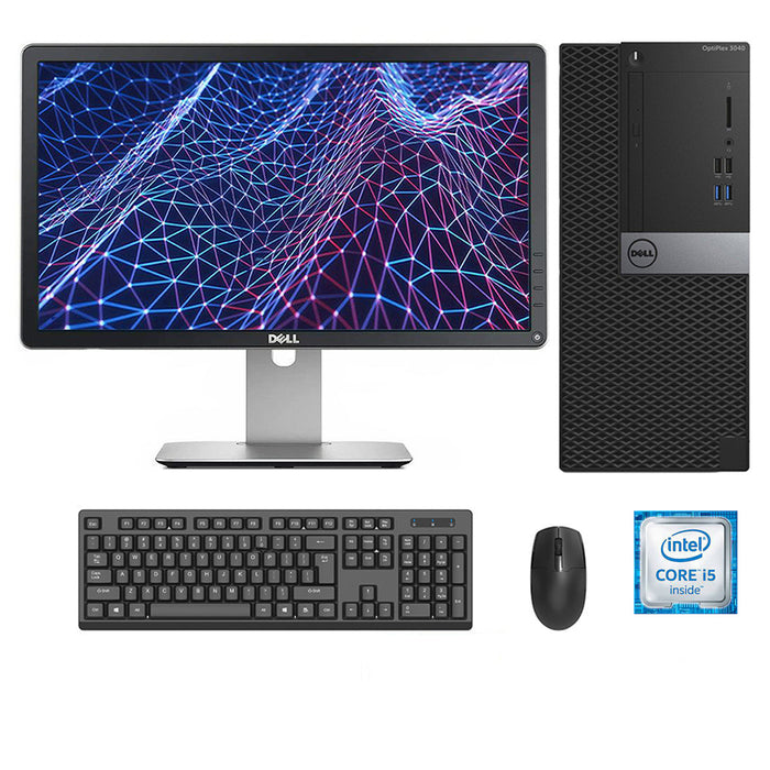 REFURBISHED - DELL OPTIPLEX 3040 MINI TOWER - I5 6500 - 8GB DDR3 - 256GB SSD - 23INCH - DELL - P2314H - LCD - COMPUTER SET