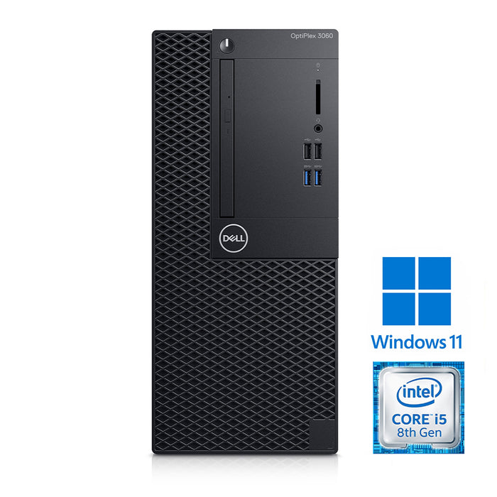 REFURBISHED - DELL OPTIPLEX 3060 MINI TOWER - I5 8400T - 16GB DDR4 - 256GB NVME SSD - COMPUTER
