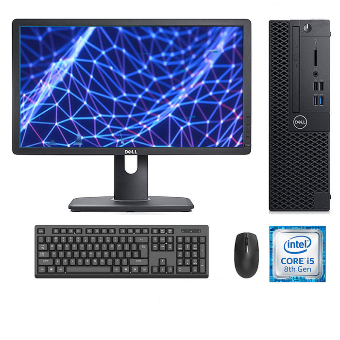 REFURBISHED - DELL OPTIPLEX 3060 SFF - I5 8400T - 8GB DDR4 - 256GB SSD - 23INCH - DELL - U2312HMT - LED - COMPUTER SET