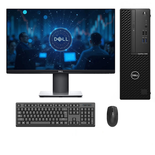 REFURBISHED - DELL OPTIPLEX 3080 SFF - I5 10TH GEN - 16GB DDR4 - 512GB SSD - 23 INCH - DELL- P2317H - LED - COMPUTER SET