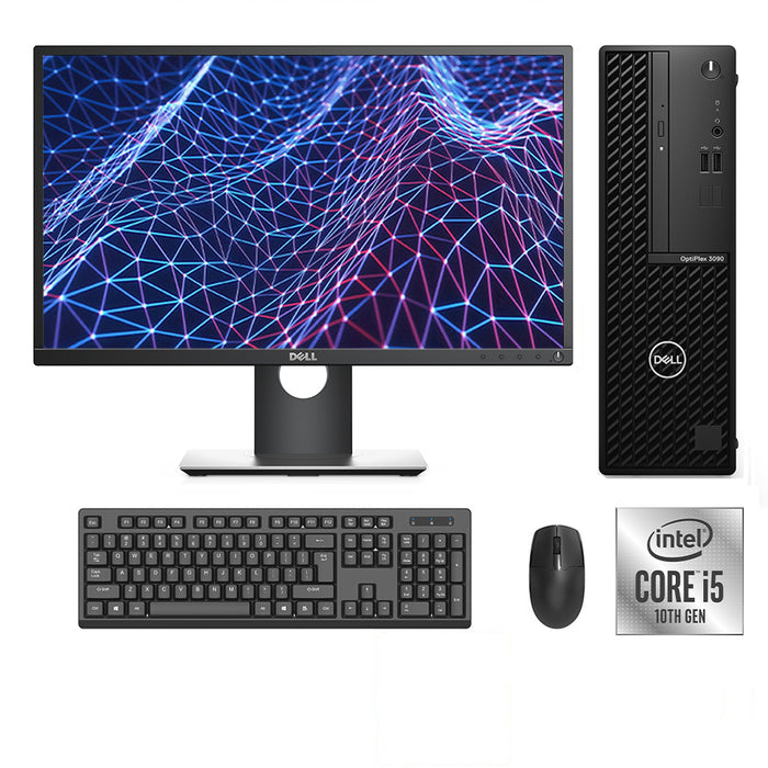 REFURBISHED - DELL OPTIPLEX 3090 SFF - I5 10505 - 10TH GEN - 16GB DDR4 - 512GB SSD - 23 INCH - DELL- P2317H - LED - COMPUTER SET