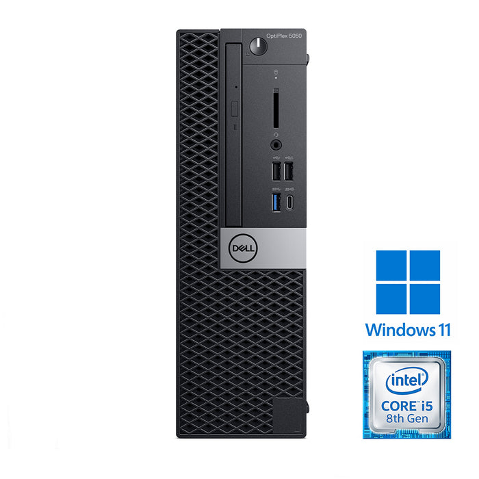 REFURBISHED - DELL OPTIPLEX 5060 SFF - I5 8400T - 8GB DDR4 - 256GB NVME SSD - COMPUTER