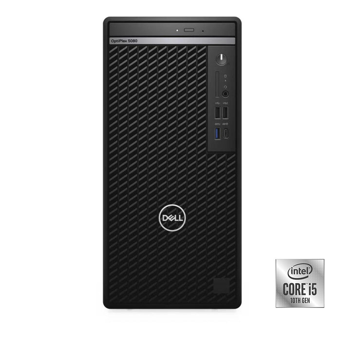 REFURBISHED - DELL OPTIPLEX 5080 - I5 10TH GEN - 8GB DDR4 - 256GB M.2 - COMPUTER