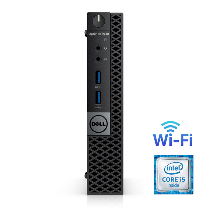REFURBISHED - DELL OPTIPLEX 7040 MINI PC - I5 6500T - 16GB DDR4 - 256GB NVME SSD - WIFI - COMPUTER