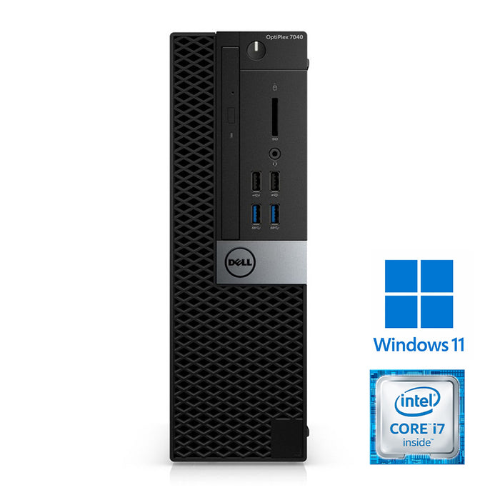 REFURBISHED - DELL OPTIPLEX 7040 SFF - I7 6700 - 16GB DDR4 - 256GB SSD - COMPUTER