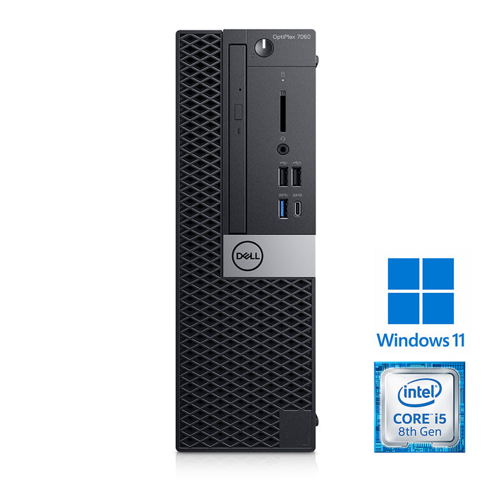 REFURBISHED - DELL OPTIPLEX 7060 SFF - I5 8500T - 8GB DDR4 - 256GB NVME SSD - COMPUTER