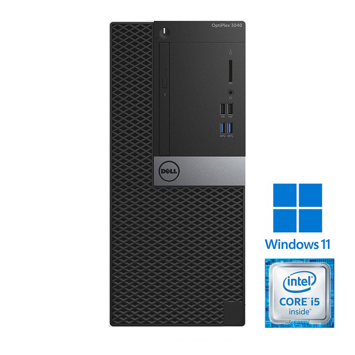 REFURBISHED - DELL OPTIPLEX 3040 MINI TOWER - I5 6500 - 16GB DDR3 - 256GB SSD - COMPUTER