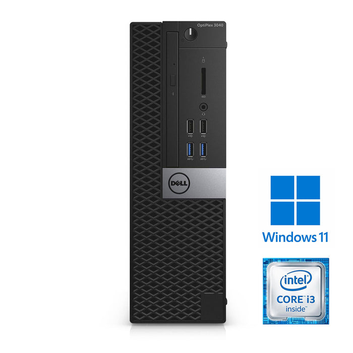 REFURBISHED - DELL OPTIPLEX 3040 SFF - I3 6100 - 8GB DDR3 - 256GB SSD - COMPUTER