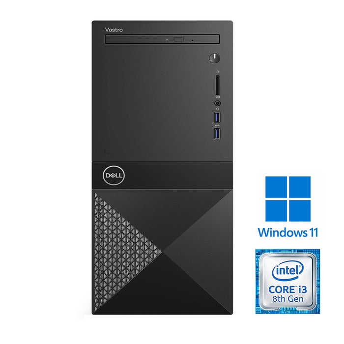 REFURBISHED - DELL VOSTRO 3670 MINI TOWER - I3 8100 - 8GB DDR4 - 256GB SSD - COMPUTER