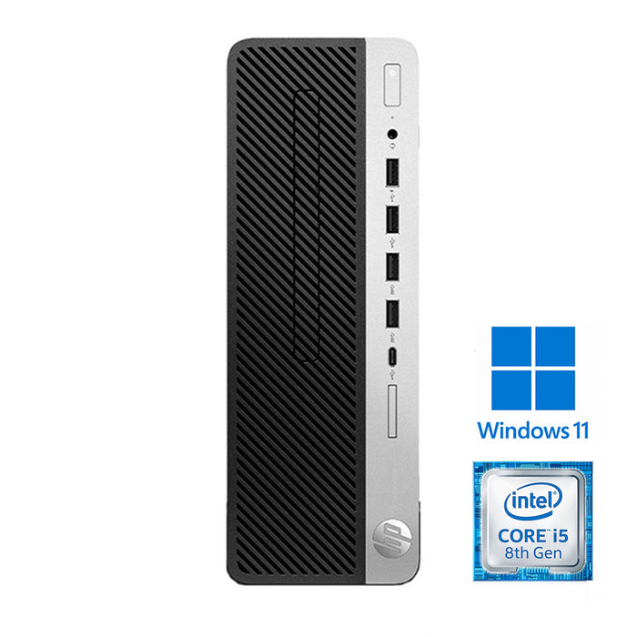 REFURBISHED - HP ELITEDESK 800 G4 SFF - I5 8500 8TH GEN - 8GB DDR4 - 240GB SSD - COMPUTER - B-GRADE