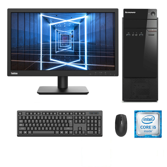 REFURBISHED - LENOVO S510 - I5 6500 - 8GB DDR4 - 256GB SDD + 19.5 INCH - LENOVO - E20-30 - HD - COMPUTER SET