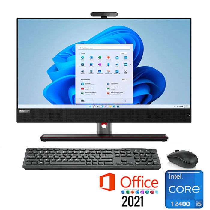 REFURBISHED - LENOVO THINKCENTRE M90A GEN 3 - I5 12400 - 16GB DDR4 - 512GB NVME SSD - 23.8 INCH - MS OFFICE 2021 - ALL IN ONE