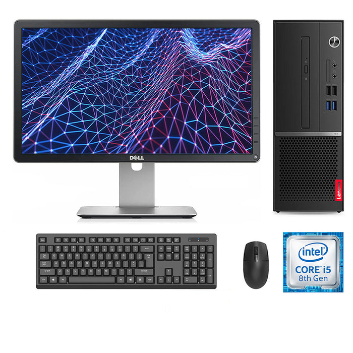 REFURBISHED - LENOVO V530S SFF - I5 8400T - 8TH GEN - 8GB DDR4 - 240GB SSD - 23INCH - DELL - P2314HT - LCD - COMPUTER SET