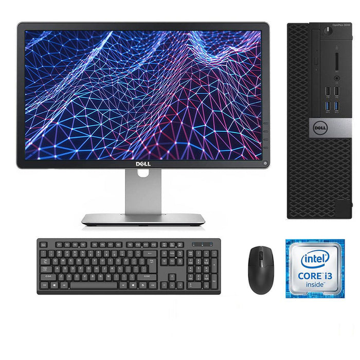 REFURBISHED - DELL OPTIPLEX 3040 SFF - I3 6100 - 8GB DDR3 - 256GB SSD - 23INCH - DELL - P2314H - LCD - COMPUTER SET
