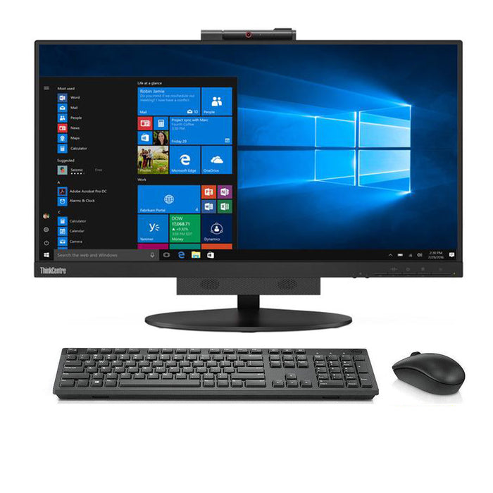 REFURBISHED - LENOVO THINKCENTRE TIO24 GEN4 + M900 - MINI PC - I5 6500T - 8GB DDR4 - 256GB M.2 SSD - 24 INCH - LED - COMPUTER