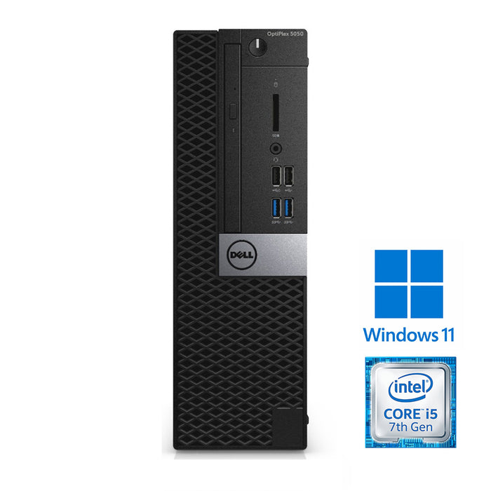 REFURBISHED - DELL OPTIPLEX 5050 SFF - I5 7500 - 8GB DDR4 - 256GB SSD - 19.5INCH - DELL - E2016H - LCD - MS OFFICE 2021 - COMPUTER SET