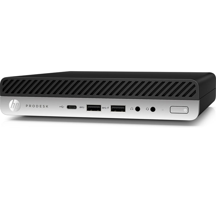 REFURBISHED - HP PRODESK 600 G5 MINI PC - I5 9500T - 8GB DDR4 - 256GB M.2 SSD - MS OFFICE 2021 - 20 INCH - PHILIPS - LED - COMPUTER SET - B-GRADE