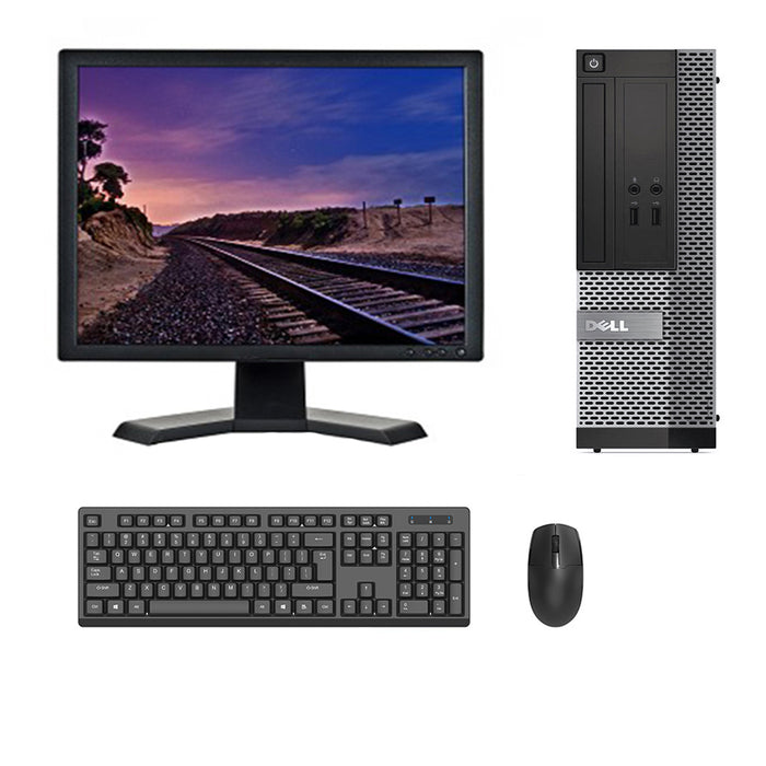 REFURBISHED - DELL OPTIPLEX 7010 SFF - I3 3220 - 4GB DDR3 - 500GB HDD - 19INCH - LG - SQUARE - COMPUTER SET