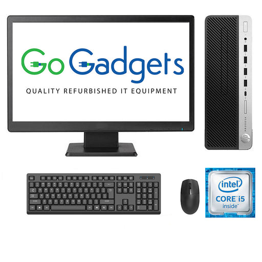 REFURBISHED - HP PRODESK 600 G3 SFF - I5 6500 6TH GEN - 8GB DDR4 - 256GB NVME SSD - 19INCH - HP - LCD - COMPUTER SET