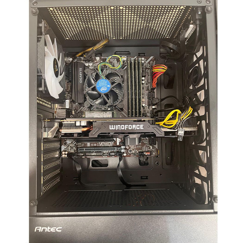 REFURBISHED - ANTEC AX27 RGB ELITE TOWER - I7 8TH GEN - 32GIG DDR4 - 256GB M.2 SSD - NVIDIA GEFORCE GTX 960 4GB - COMPUTER - A-GRADE