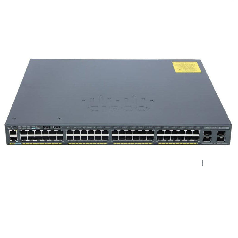 REFURBISHED - CISCO CATALYST - WS-C2960X-48LPS-L - VOL 1 - 48X 10/100/1000 ETHERNET PoE+ PORTS - SWITCH - NETWORKING