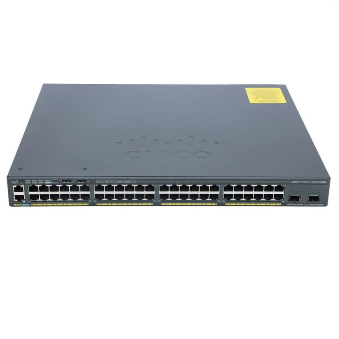REFURBISHED - CISCO CATALYST - 2960-X POE+ 48 WS-C2960X-48FPD-L V01 - 48X 10/100/1000 ETHERNET PoE+ PORTS - SWITCH - NETWORKING - B-GRADE