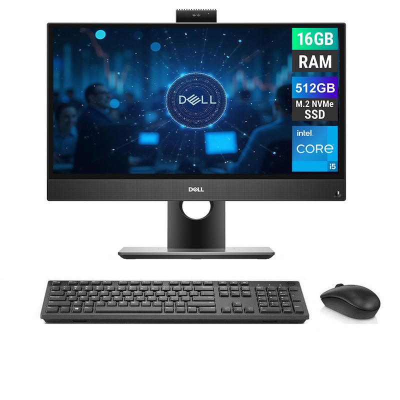 REFURBISHED - DELL OPTIPLEX 3280 - I5 10TH GEN - 16GB DDR4 - 512GB NVME - 21.5 INCH - ALL IN ONE
