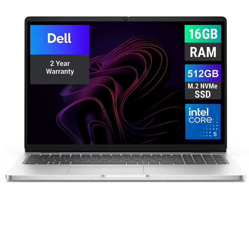 REFURBISHED - DELL PRO 16 PLUS PB16250 - INTEL CORE 5 120U - 16B DDR5 - 512GB NVME - 16INCH - LAPTOP