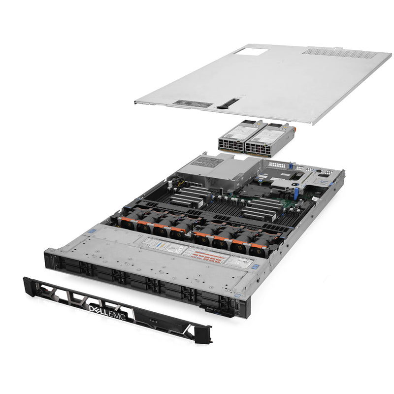 REFURBISHED - DELL POWEREDGE R640 - 2 X XEON PLATINUM 8268 - 24 CORE CPU - 256GB RAM - SERVER