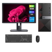 REFURBISHED - DELL VOSTRO 3668 MINI TOWER - I5 6TH GEN - 8GB DDR4 - 256GB SSD - 23INCH - DELL - P2312H - LCD - COMPUTER SET