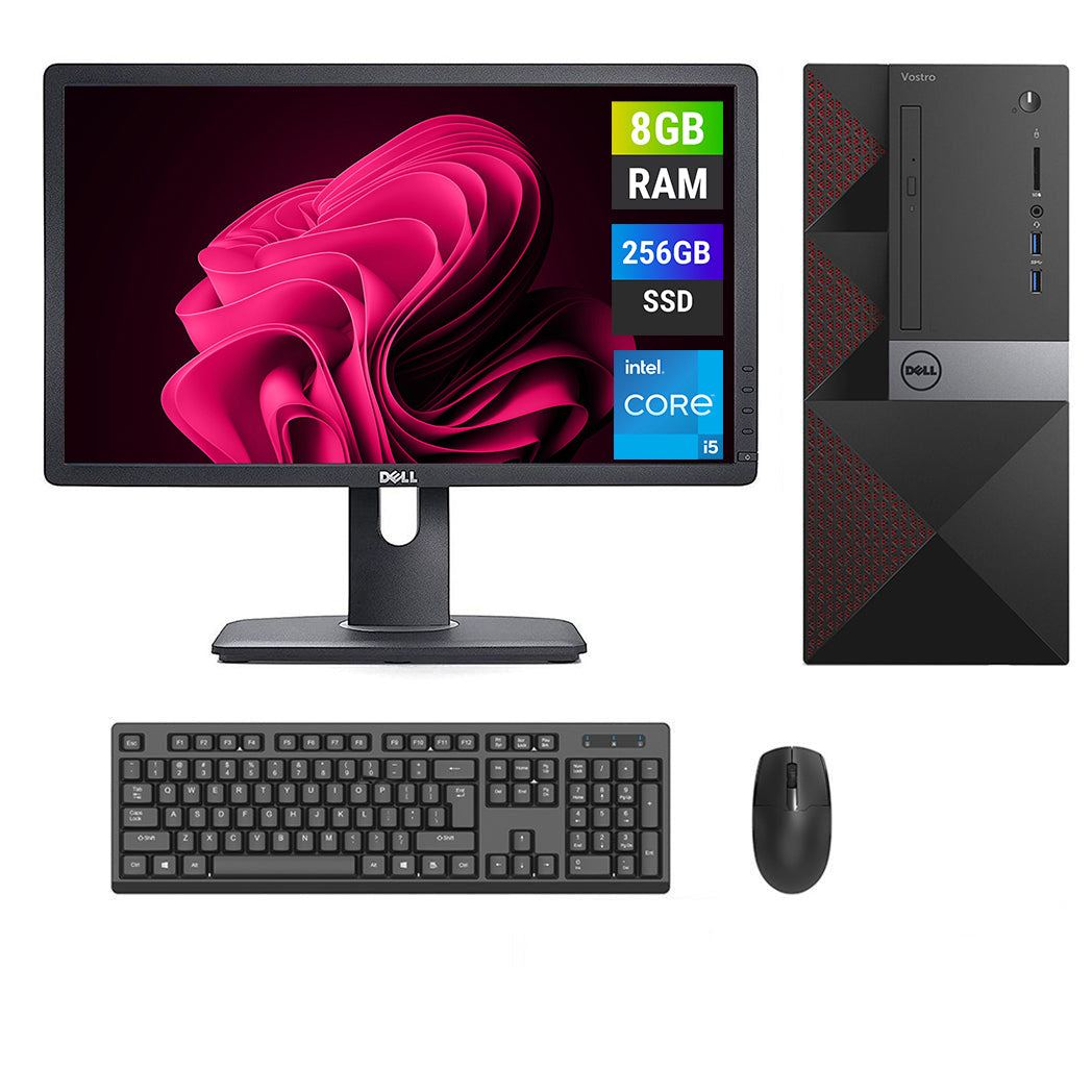 REFURBISHED - DELL VOSTRO 3650 MINI TOWER - I5 6TH GEN - 8GB DDR3