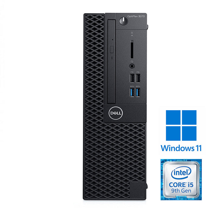 REFURBISHED - DELL OPTIPLEX 3070 SFF - I5 9400 - 16GB DDR4 - 512GB M.2 SSD - 23INCH - DELL - P2317H - LED - COMPUTER SET