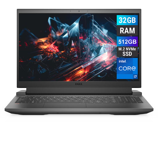 REFURBISHED - DELL G15 5511 - I7 11TH GEN - 32GB DDR4 - 512GB NVME - NVIDIA GEFORCE RTX 3060 - 15.6 INCH - LAPTOP