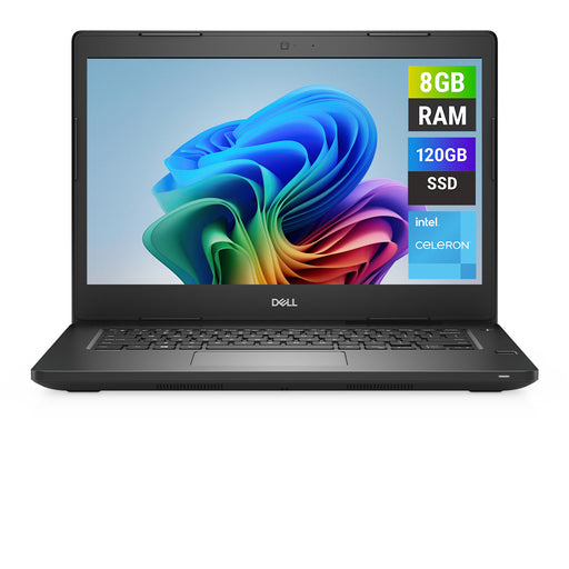 REFURBISHED - DELL LATITUDE 3480 - CELERON 3865U 7TH GEN - 8GB DDR4 - 120GB SSD - 14 INCH - LAPTOP