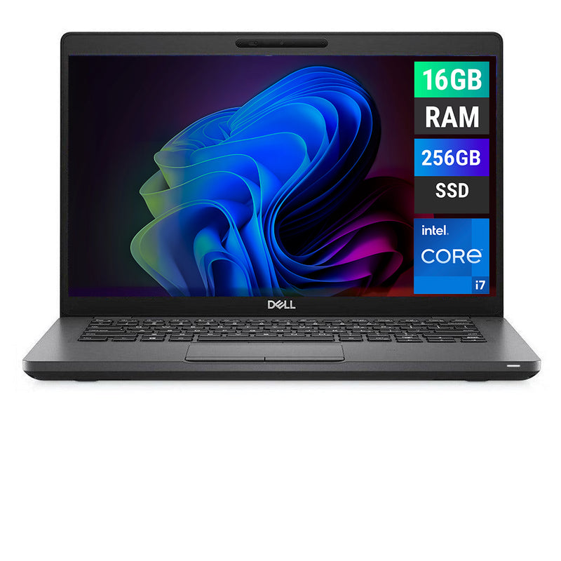 REFURBISHED - DELL LATITUDE 5400 - I7 8TH GEN - 16GB DDR4 - 256GB SSD - 14 INCH - LAPTOP