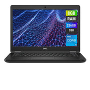 REFURBISHED - DELL LATITUDE 5480 - I5 7TH GEN - 8GB DDR4 - 256GB SSD - 14 INCH - LAPTOP