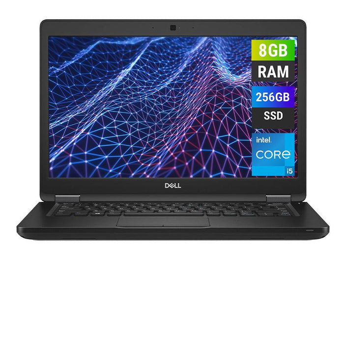 REFURBISHED - DELL LATITUDE 5490 - I5 8TH GEN - 8GB DDR4 - 256GB SSD - 14 INCH - LAPTOP