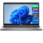 REFURBISHED - DELL LATITUDE 5510 - I7 - 10TH GEN - 16GB DDR4 - 512GB NVME SSD - 15.6 INCH - LAPTOP