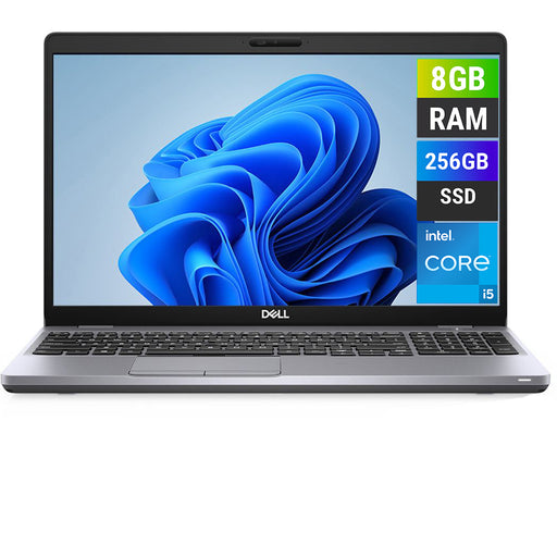 REFURBISHED - DELL LATITUDE 5510 - I5 10TH GEN - 8GB DDR4 - 256GB NVME - 15.6 INCH - LAPTOP