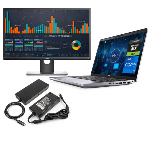 REFURBISHED - DELL LATITUDE 5511 - I7 10TH GEN - 32GB DDR4 - 512GB SSD - GEFORCE MX250 - 15.6 INCH - LAPTOP - DELL DOCKING STATION - 23 INCH - DELL - MONITOR