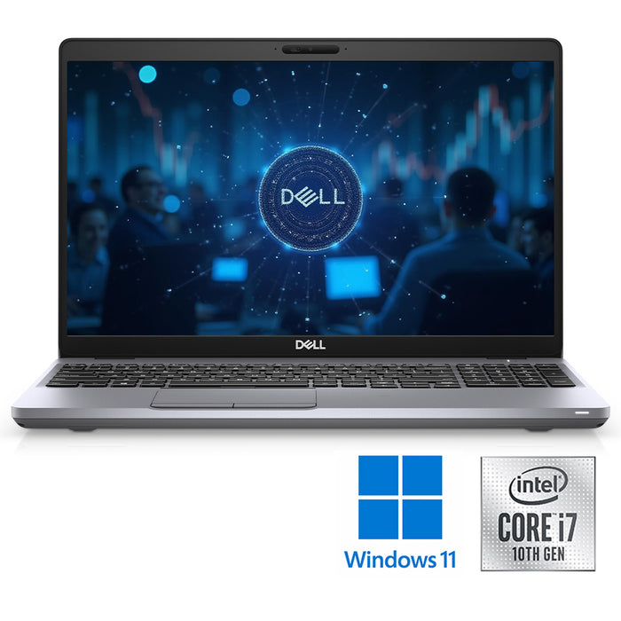 REFURBISHED - DELL LATITUDE 5511 - I7 10850H - 10TH GEN - 32GB DDR4 - 512GB NVME SSD - NVIDIA GEFORCE MX250 - 15.6 INCH - LAPTOP - DELL DOCKING STATION - 23 INCH - DELL - MONITOR