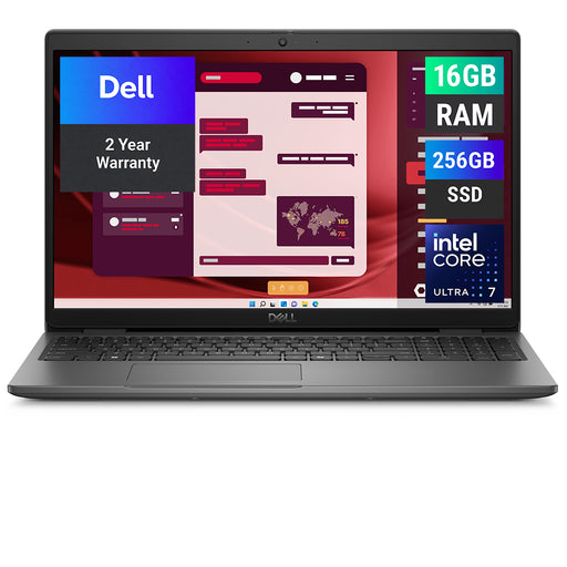 DELL LATITUDE 5550 - ULTRA 7 165H - 16GB DDR5 - 256GB NVME - 15.6 INCH - TOUCH SCREEN - LAPTOP - DEMO