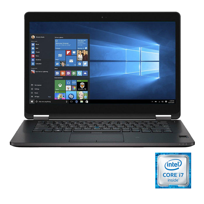 REFURBISHED - DELL LATITUDE E7470 - I7 6600U - 8GB DDR4 - 256GB M.2 SSD - 14 INCH - LAPTOP