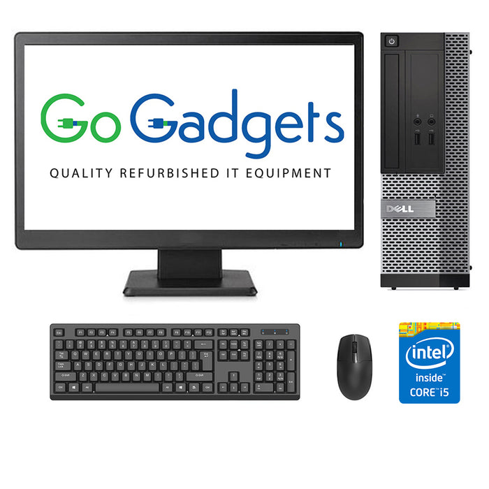 REFURBISHED - DELL OPTIPLEX 3020 SFF - I5 4460 - 8GB DDR3 - 256GB SSD - 19INCH - LCD - COMPUTER SET - B-GRADE